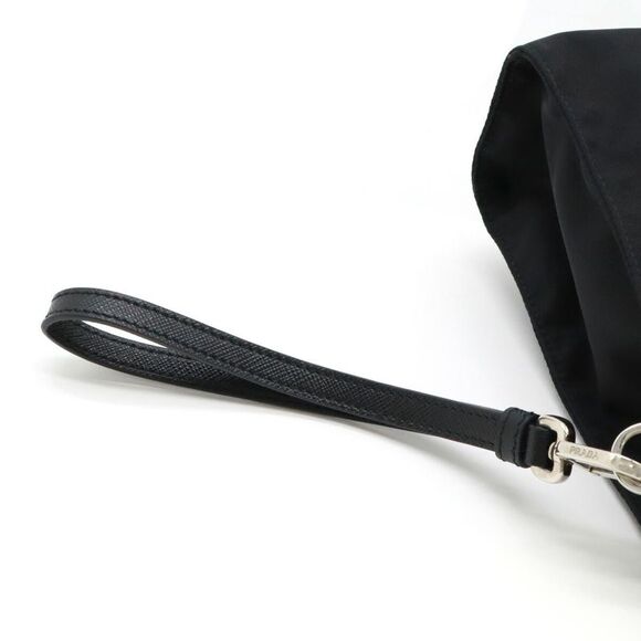 Prada Nylon Leather Clutch Bag - Picture 7 of 7